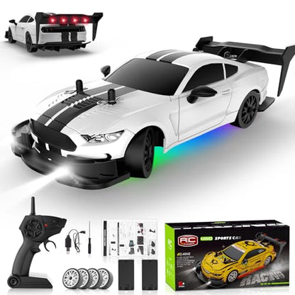 Remote Control Robot Dog Toy 2.4GHz 8WD All-Terrain Gesture Sensing Stunt RC Cars RTR Climbing Robot Dogs+RC Drift Car 1:20 Scale Remote Control Cars 2.4GHz 4WD High Speed RTR Racing Vehicle with LED