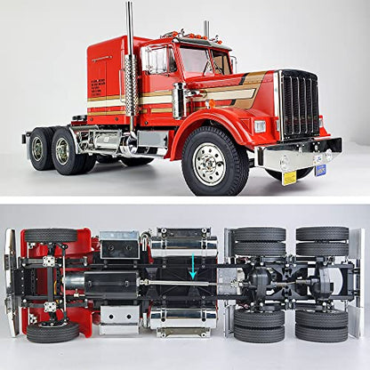 RC-Hub 1Pcs Metal RC Driveshafts 1:14 Tamiya King Hauler Tanker Truck | 45-50/47-57/55-67/60-80/70-90/110-260mm Drive Shaf,RC Car Upgrade Parts - size: 130-170mm