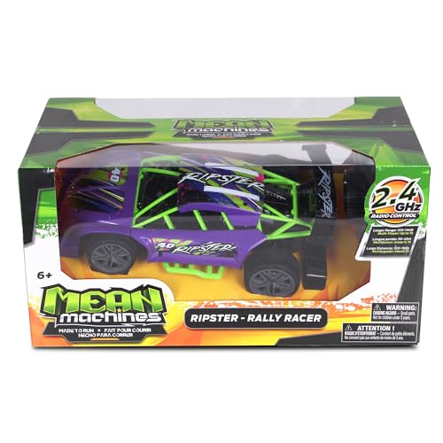 Mean Machines 2.4GHz RC Ripster Rally Racer; Rear Wheel Drive for Drifting Mastery; Colors Will Vary - style: Ripster