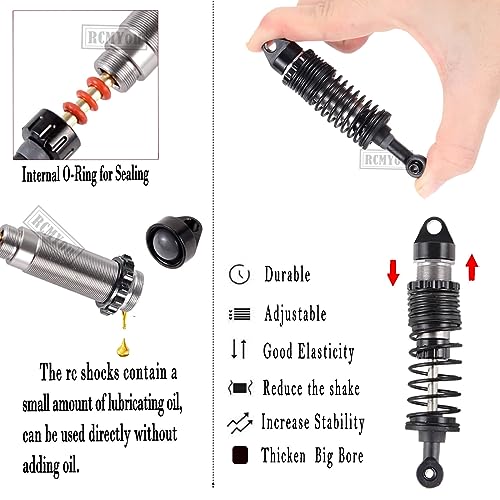 Upgrades for 1/10 Slash 2WD(VXL),RC Shocks,Suspension Arm,Caster Block,Steering Blocks,Stub Axle Carriers,Steering Bellcranks,Shock Tower,Camber Links,Drive Shaft,Hex Hub Adapters,Titanium - color: Titanium - Upgrades