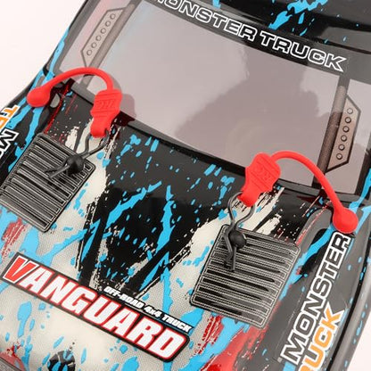 1.0mm RC Cars Body Clips with Pull Tabs for Universal 1/14 1/16 1/18 SCX24 Remote Control Car Compatible with Redcat HPI Himoto HSP Exceed Truck Buggy(10 Pieces,Red) - color: Red