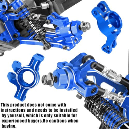 Upgrade Parts for 1/16 Mojave GROM 223S DSC 4X4 RTR,RC Shock& Arms&Drive Shaft CVD&Steering Knuckle Kit&Shock Tower&Adjustable Links&Steering Block&RC Gearbox&Sway Bar Kit,Navy Blue - color: Navy Blue(for 1/16)