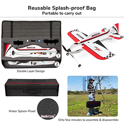 Radiolink A560 6 Flight Modes RC Airplane, Easy to Fly RTF RC Airplanes | RC Airplanes, 2.4Ghz Remote Control, Byme-A Gyro FC, Brushless Motor, for Men, Women, Adults, Beginner, Experienced