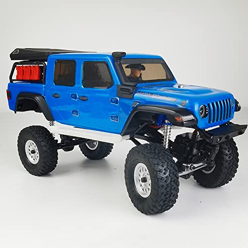 RCLIONS 43mm RC Shocks Adjustable Absorber Damper for All 1/24th Axial SCX24 AXI90081 Deadbolt AXI00005/AXI00006 RC Crawler Car Upgrades (Green) - color: Green