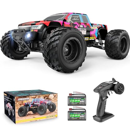 HAIBOXING 903 1:12 Scale Remote Control Truck, 38 km/h 4WD Off-Road RC Cars | Aluminum Oil-Filled Shocks, 4X4 RC Monster Truck for Boys& Adults, 2.4 GHz Water-Resistant ESC, Dual Batteries 40+ Min Play - color: 903