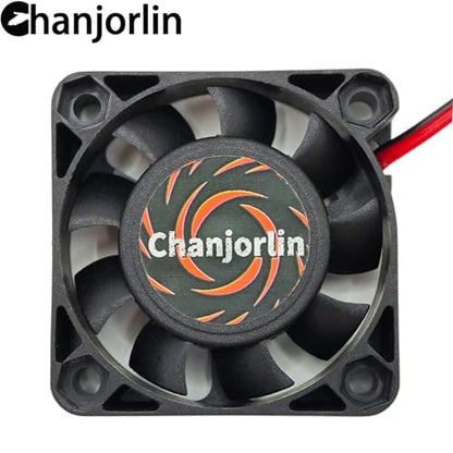 2Pack RC Car Motor Cooling Fan 25mm 30mm 40mm 50mm High Speed Heatsink 28000RPM ESC Fans for 1/8 1/7 1/10 1/12 Scale Truck Off Road Crawler Car Boat 540 550 Brushless Brushed Motors (40mm) - size: 40mm