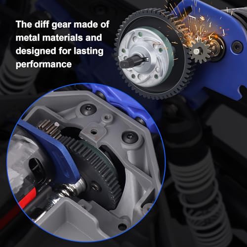 6878 Complete Slipper Clutch Assembly Slipper Clutch Assembly Kit Replacement Parts for Traxxas Slash 4X4/ Stampede 4X4 / Rustler 4X4 1/10 Scale Models