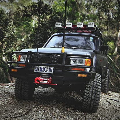 AMK LC80 Bull Bar for SCX10 TRX4 RC Crawler Car Land Cruiser LC80 (Only LC80 Bull Bar, Not Including Other RC Accessories) - color: Lc80 Bull Bar