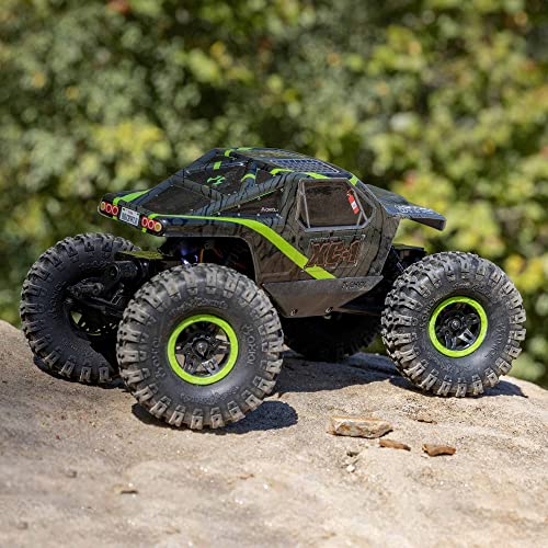 Axial RC Truck 1/24 AX24 XC-1 4WS Crawler Brushed RTR (Includes Everything Needed No Other purchases Required), Green, AXI00003T1 - color: Green