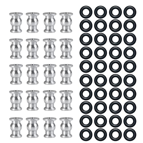MORLORDY 20Pcs RC Rod Ends Ball Studs Joints Set for 1/24 RC Crawler Car SCX24 Upgrades Accessories