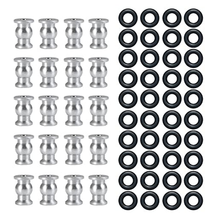 MORLORDY 20Pcs RC Rod Ends Ball Studs Joints Set for 1/24 RC Crawler Car SCX24 Upgrades Accessories