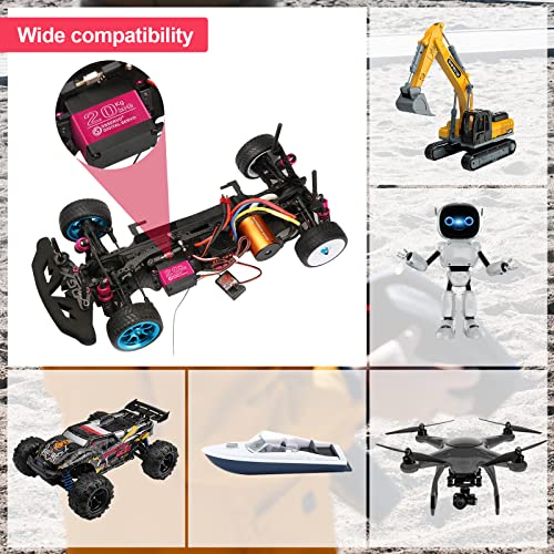 20KG Waterproof Metal Gear RC Servo, 270° | Wide 270° travel, metal gears and waterproof housing for RC crawlers, cars, robots and steering mechanisms.