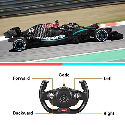 Voltz Toys Authentic Licensed 1:12 Mercedes-Benz F1 W11 Remote Control Vehicle - RC for Kids and Adults - 2.4GHz RC for Gift (1:12 Mercedes-Benz F1 W11) - color: 1:12 Mercedes-benz F1 W11