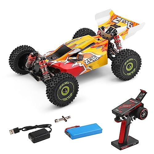 GoolRC WLtoys 144010 Brushless RC Cars for Adults, 1:14 Scale Remote Control Car, High Speed Racing RC Buggy, 2.4GHz RC Drift Car with Metal Chassis