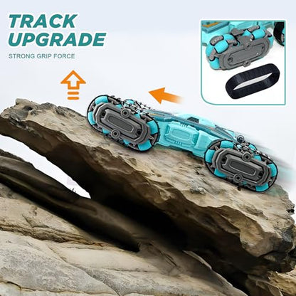 ZMMB 8 Wheel RC Stunt Car with Gesture Control, Spray & LED Lights, Double-Sided Off-Road Vehicle for Boys & Girls Ages 6-14, Ideal Christmas & Birthday Gift - color: 8 Wheel Rc Stunt Car