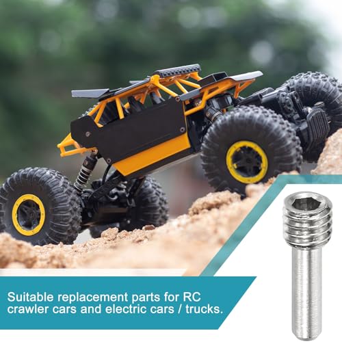 MECCANIXITY 5 Pack Driveshaft Screw Pins, M4x12x3.5mm Universal Stainless Steel Drive Shaft Screw Pins, RC Car Repair Parts for Electric Car/Truck Replacement - size: M4x12x3.5mm