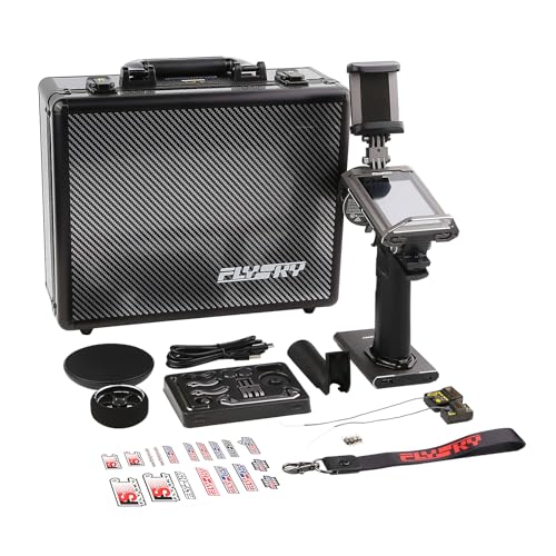 GoolRC Flysky Noble NB4 Pro+ 2.4GHz 18CH Radio Transmitter with FGr4B & FGr8B Receiver, 3.5 Inch IPS Touch Screen Remote Controller with Receiver for RC Car Boat