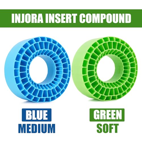 INJORA Silicone Rubber Insert for 1.9" 120-124mm × 45-48mm Tire, GN, 1908 - color: Green