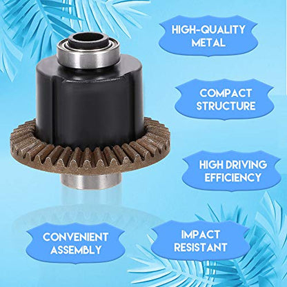 GoolRC RC Car Metal Differential Kit - 38T & 17T Differential Gears, Drive Shaft, Steering Hub for WLtoys A949/A959/A969/A979/K929/A959-B/A969-B/A979-B/K929-B RC Car