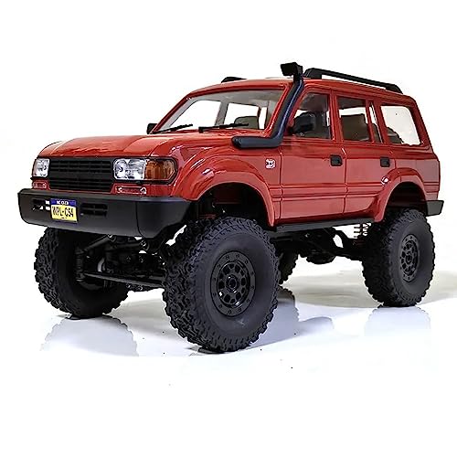 RC Rock Crawler 4x4 RC Truck WPL C54 1/16 RC Crawler RTR | Remote Control Truck Off Road 2.4G All Terrain Proportional Throttle Steering 260 Motor New Chassis and Shock
