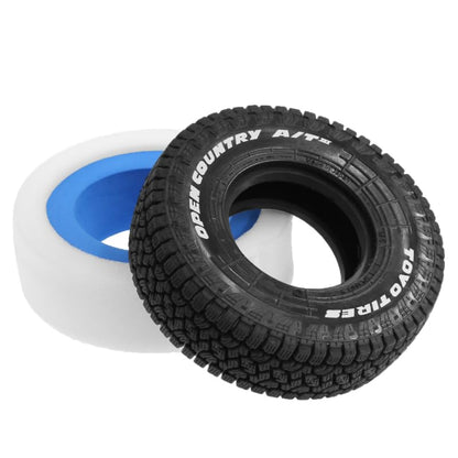 1.9 inch RC Crawler Double Lined Tires OD:105mm,EVA+Foam liner For 1/10 RC Crawler car e.g. TRX-4 D90 BALOCH KO3 TF2 VS4-10 Tamiya CC01 Enduro 90047 SCX10III Gen8 W229/4 Pcs