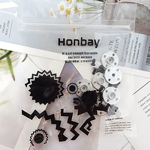 Honbay 6PCS Metal Servo Arms Horn Aluminum Round 25T Standard Servo Disc with Screw for RC Robot Boat Car Airplane Hop-up Parts
