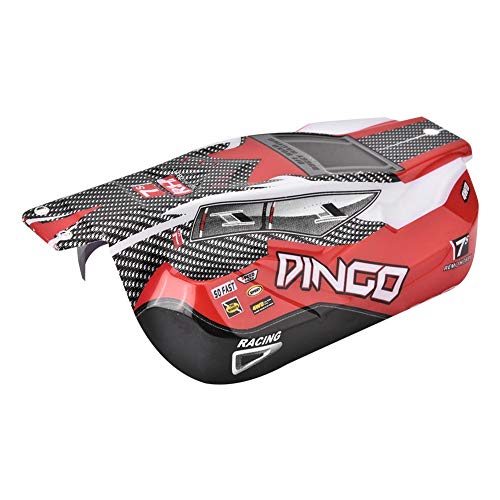 Dilwe RC Truck Body Shell, ABS RC Car 1/16 Scale Off Road Body Shell for REMO RC Upgrade Accessory, Replacement RC Car Body Shell Cover RC Parts RC Accessories(Red)