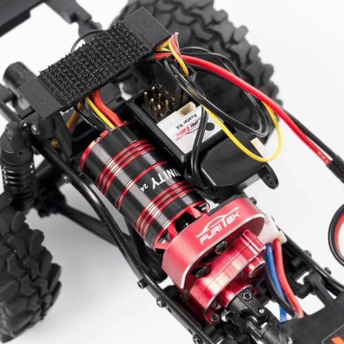 FURITEK UNITY24 PRO 3500kv 2-in-1 Micro FOC Brushless System for Axial SCX24 - Remote Control Car, RC Cars 1/24 Scale Electonics Brushless Motor and ESC Combo (FOC Brushless System (FUR-2584))