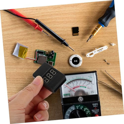SOLUSTRE Lipo Battery Checker Digital Capacity Tester Polymer Batteries Real Voltage Monitoring High-Brightness Led for Rc Devices