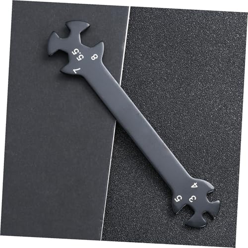 Multifunctional Rc Wrench Tool for Turnbuckles Black Rod Wrench for Rc Cars Handy Turnbuckle Adjustment Tool for Garage and Workshop Use