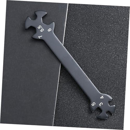Multifunctional Rc Wrench Tool for Turnbuckles Black Rod Wrench for Rc Cars Handy Turnbuckle Adjustment Tool for Garage and Workshop Use