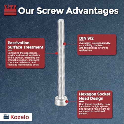 30pcs Socket Head Cap Screws - [M3-0.5 x 35mm] 304 Stainless Steel Allen Socket Drive for Electrical Motor 3D Printing Fan Engine Replacement Use, Silver - size: M3-0.5x35mm