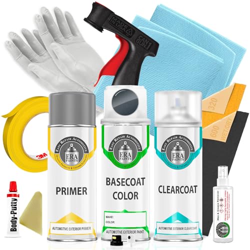 ERA Paints 47C - Polymetal Gray Metallic for MAZDA Exact Match Automotive Touch Up Paint Spray - Pro Kit - style: Spray - Pro Kit