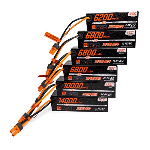Spektrum 11.1V 6800mAh 3S 120C Smart G2 Pro Basher LiPo: IC5, SPMXB3S68