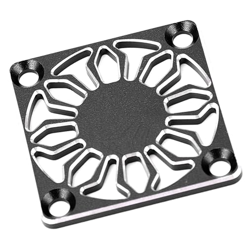 VGEBY Cooling Fan Cover, Universal Aluminum Alloy Protective Heatsink Cover 30x30mm Black for RC Cars, Drones, ESC Motors, Electronics Cooling Projects