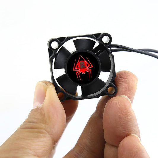 High Speed RC Motor Fan 28000RPM，50mm 40mm 35mm 30mm 25mm Fan，ESC Cooling Fan 6V-8.5V for 1/8 1/10 1/12 Scale RC Car. ﻿ (35mm) - size: 35mm