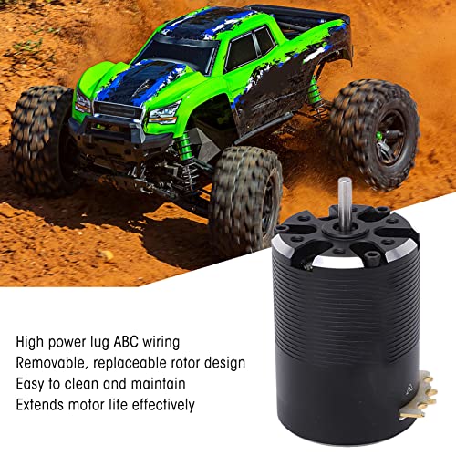 Changor RC Brushless Motor 2300KV High Efficiency Sensored Brushless Motor for 1/10 RC Cars Black 540 17.5T