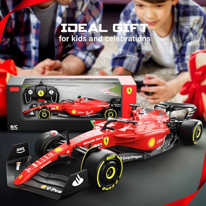 Voltz Toys Authentic Licensed 1:18 Ferrari F1 75 Remote Control Car - F1 Collection RC car Series for Kids and Adults - 2.4GHz RC Car for Gift (1:18 Ferrari F1 75) - color: 1:18 Ferrari F1 75
