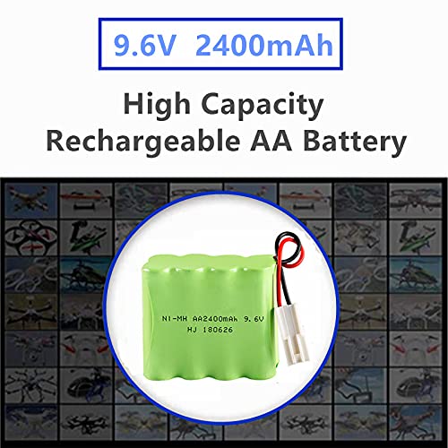 CBB 9.6V 2400mAh Ni-MH Battery Pack Rechargeable AA X Mode with EL-2P Connector for RC Toys Household Electric Appliances Lighting Equipment