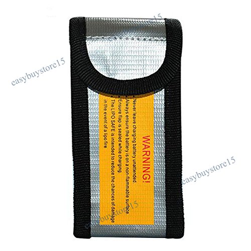 4pcs Lipo Battery Fireproof Explosion proof Bag Storage Guard Safe Pouch 125mm