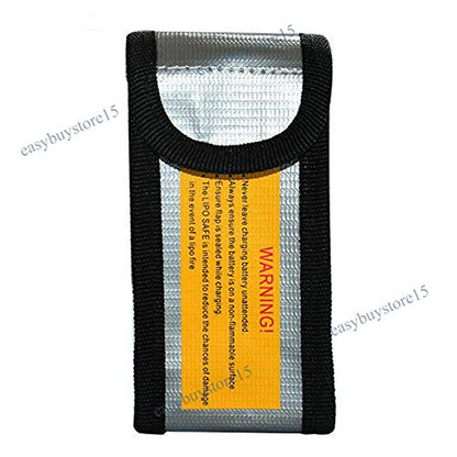 4pcs Lipo Battery Fireproof Explosion proof Bag Storage Guard Safe Pouch 125mm