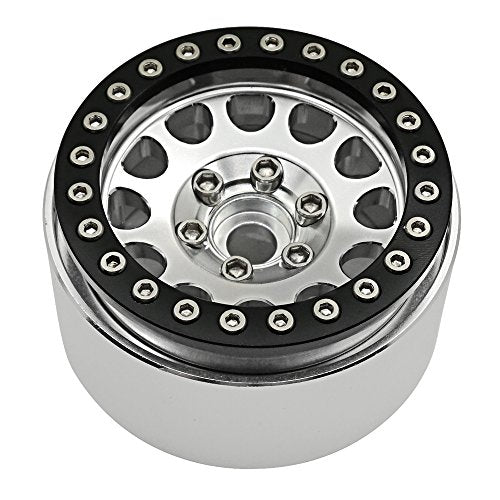 4Pcs/Set 1:10 RC Crawler Metal Alloy 1.9 Inch Wheel Rim BEADLOCK For 1/10 Axial SCX10 TAMIYA CC01 D90 D110