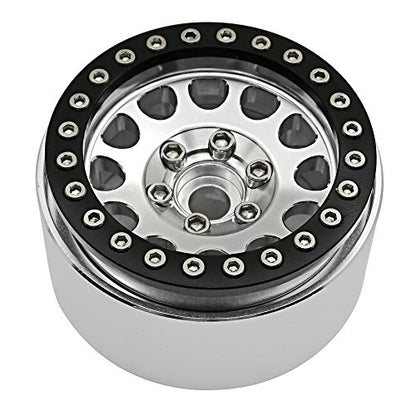 4Pcs/Set 1:10 RC Crawler Metal Alloy 1.9 Inch Wheel Rim BEADLOCK For 1/10 Axial SCX10 TAMIYA CC01 D90 D110