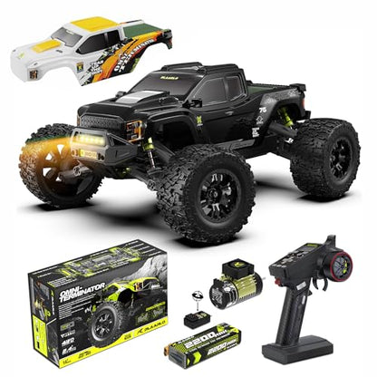 1/10 Brushelss RC Cars with Orange White Body Shell