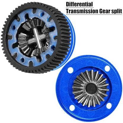 RC Upgrades Part for 1/10 Slash/Rustler/Stampede/Bandit 2WD(VXL),48P 86T Spur Gear&Slipper Clutch&Differential Transmission Gear&Slipper Rebuild Kit&Pressure Plate Hops up,Navy Blue - color: Navy Blue-48p&86t