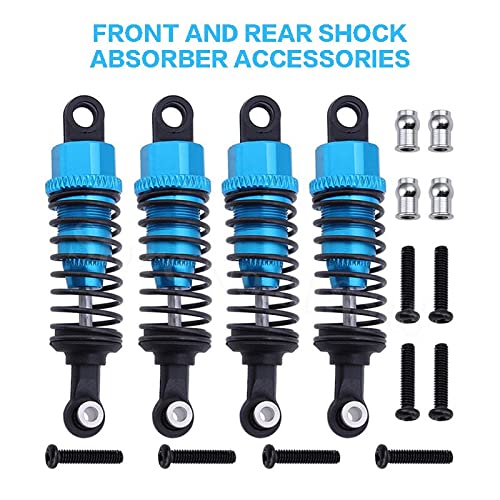 Replacement Part For 1 Pair 1/18 Upgrade Parts Aluminum Alloy Front & Rear Shock Absorber Springs Damper For RC Crawler Accessories