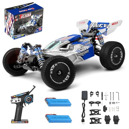 WLtoys 144011 1/14 Scale RC Car, 43 MPH High-Speed,Suitable for All-Terrain | 4WD Off-Road Remote Control Car for Adults, Upgraded Hardware for More Durability, Multifunctional LED Light，Hobby RC Truck