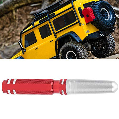 Aluminum Handle Body Reamer Car Body Shell Hole Puncher Professional 0 12mm RC Model Accessory Durable Lightweight Red Color