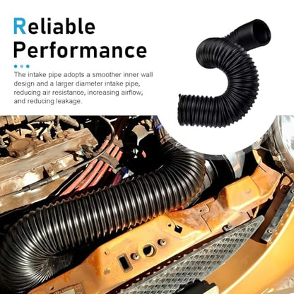 Car Duct Hoses, Retractable 3" Flexible Hose, Cold Air Intake Tube, Universal Car Modified Intake Accessories (Black) - size: 1 PC #76MM