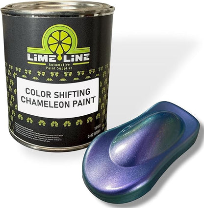 LiME LiNE Chameleon Color Changing Urethane Basecoat: Ready to Spray: (Purple, Red, Green) 1 Quart - color: Chameleon Purple, Red, Green - 1 Quart